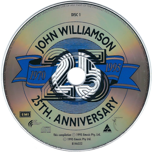 John Williamson : True Blue: The Very Best Of 25 Years (2xCD, Comp)