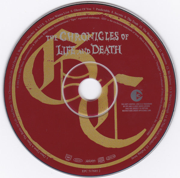 Good Charlotte : The Chronicles Of Life And Death (CD, Album, Copy Prot., Lif)