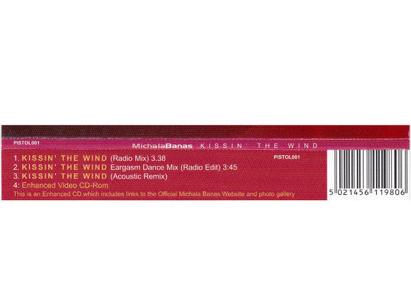 Michala Banas : Kissin’ The Wind (CD, Single)