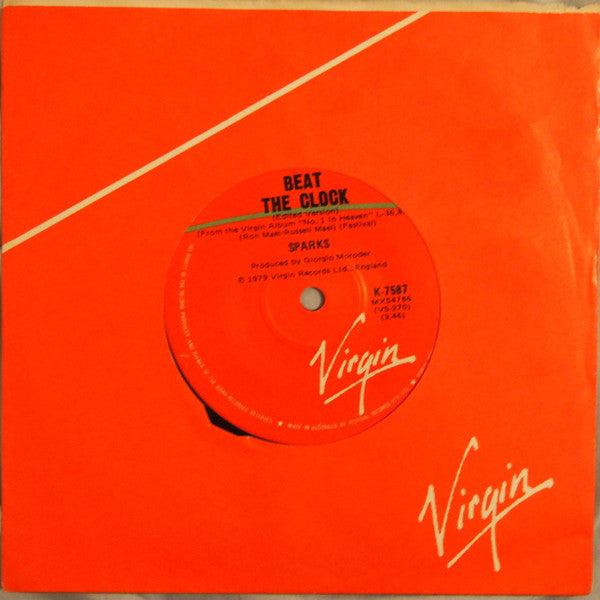 Sparks : Beat The Clock (7", Single)