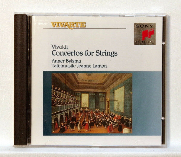 Vivaldi*, Anner Bylsma, Tafelmusik*, Jeanne Lamon : Concertos For Strings (CD, Album)