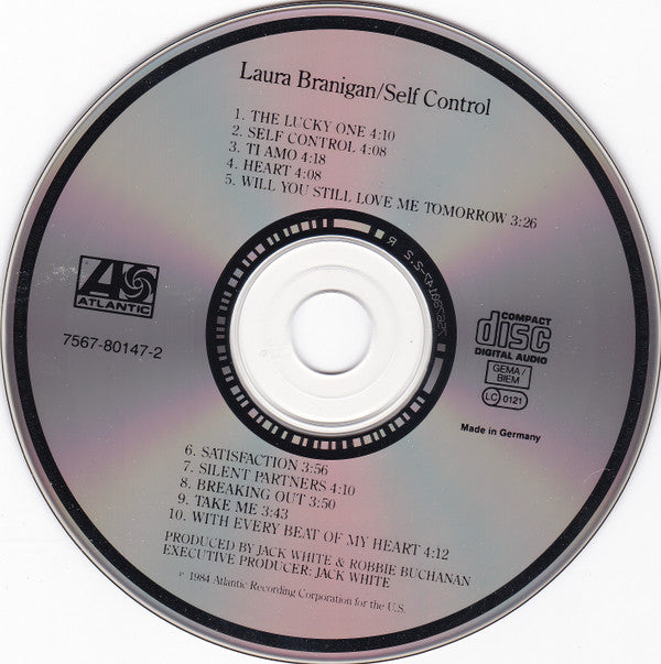 Laura Branigan : Self Control (CD, Album, RE)