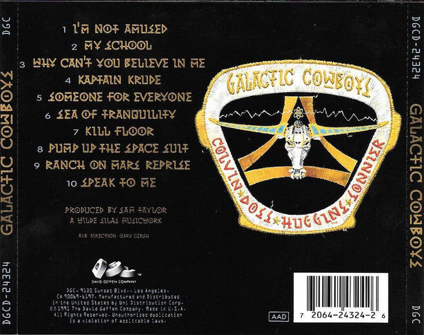Galactic Cowboys : Galactic Cowboys (CD, Album)