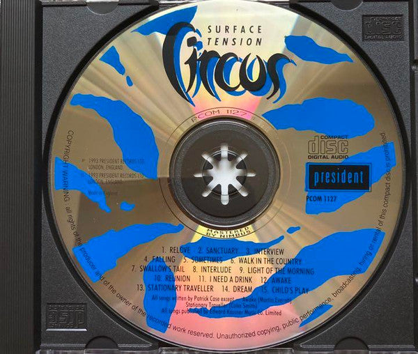 Circus (4) : Surface Tension (CD, Album)
