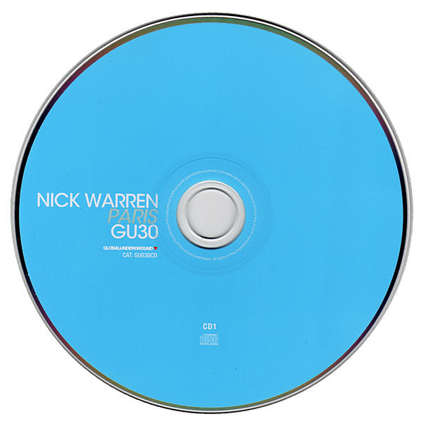 Nick Warren : Paris GU30 (2xCD, Mixed)
