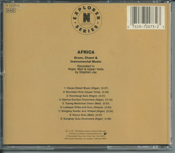 Stephen Jay* : Africa - Drum, Chant & Instrumental Music (CD, Album)