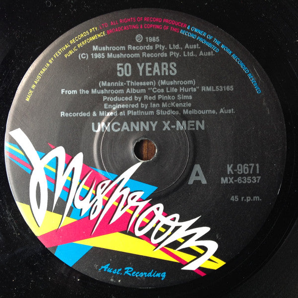 Uncanny X-Men : 50 Years (7", Single)