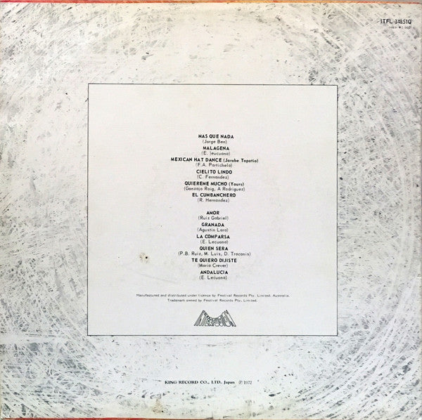 The King Studio Orchestra : Latin ~ 4 Channel Stereo (LP, Album, Quad)