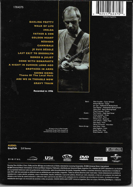 Mark Knopfler : A Night In London (DVD-V, NTSC, Sli)