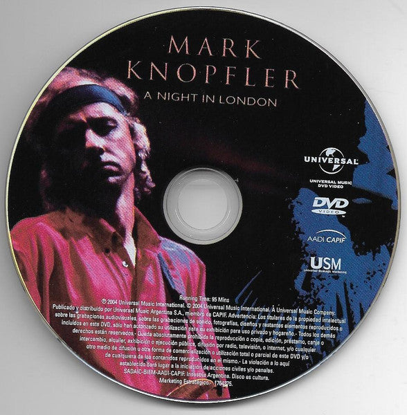 Mark Knopfler : A Night In London (DVD-V, NTSC, Sli)
