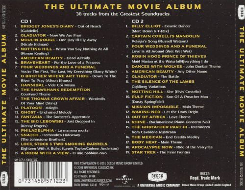 Various : Universal Music Presents - The Ultimate Movie Album (2xCD, Comp)