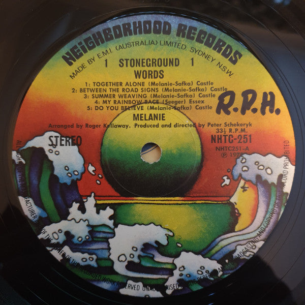 Melanie (2) : Stoneground Words (LP, Album, Gat)