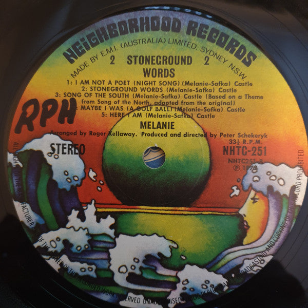 Melanie (2) : Stoneground Words (LP, Album, Gat)