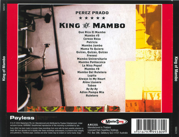 Perez Prado : King Of Mambo (CD, Comp)