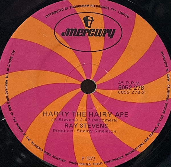 Ray Stevens With The Merry Melody Singers : Ahab The Arab (7", Single)