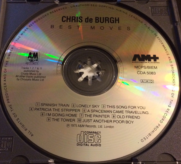 Chris de Burgh : Best Moves (CD, Comp, M/Print, RE, Nim)