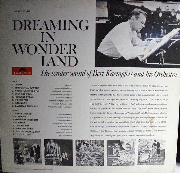Bert Kaempfert & His Orchestra : Dreaming In Wonderland (LP, Album, RE)