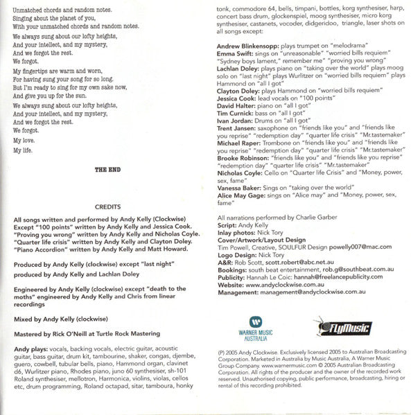 Andy Clockwise : Classic FM (2xCD, Album)