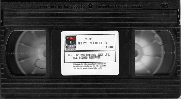 Various : The Hits Video 8 (VHS, Comp, PAL)