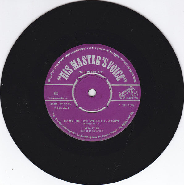 Vera Lynn Met Koor* En Orkest* : Land Of Hope And Glory (7", Single)