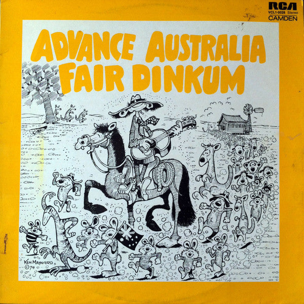 John Ashe : Advance Australia Fair Dinkum (LP, Album)