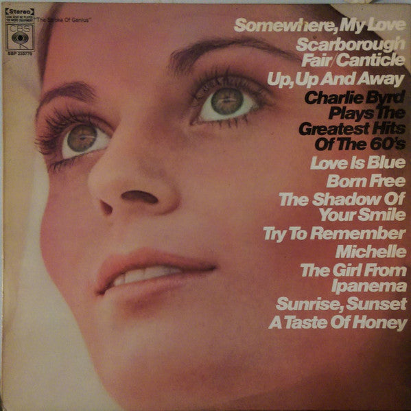 Charlie Byrd : Charlie Byrd Plays The Greatest Hits Of The 60's (LP, Comp)