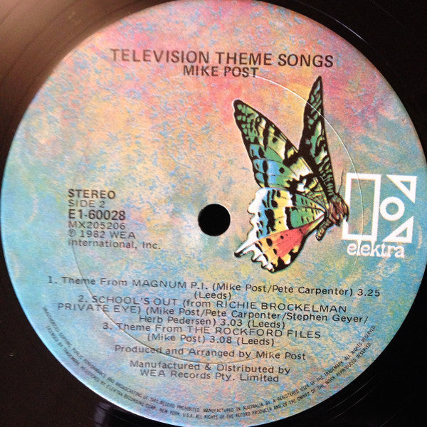 Mike Post : Television Theme Songs (LP, Album)