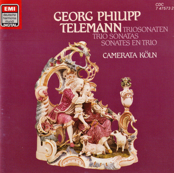 Georg Philipp Telemann, Camerata Köln : Triosonaten - Trio Sonatas - Sonates En Trio (CD, Album)