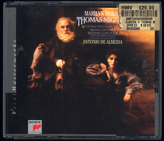 Thomas* - Marilyn Horne, Alain Vanzo, Ruth Welting, Nicola Zaccaria, Frederica von Stade, Philharmonia Orchestra, Antonio De Almeida : Mignon (3xCD, Album, RE, RM)