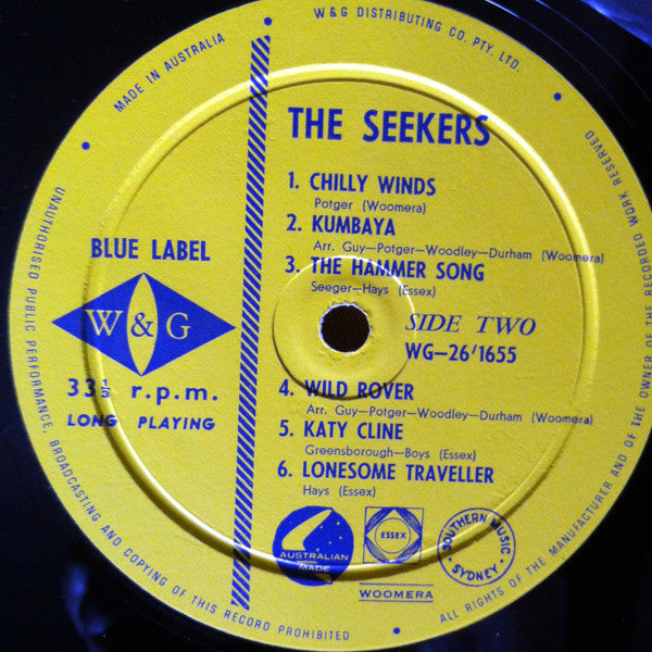 The Seekers : Introducing The Seekers (LP, Album, Yel)