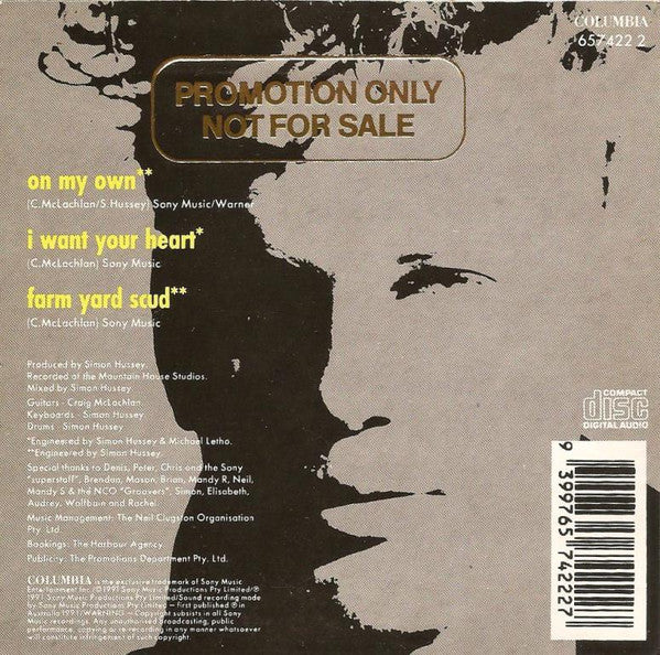 Craig McLachlan : On My Own (CD, Single)