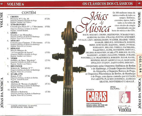 Various : Os Clássicos Dos Clássicos - Volume 6 (CD, Comp)