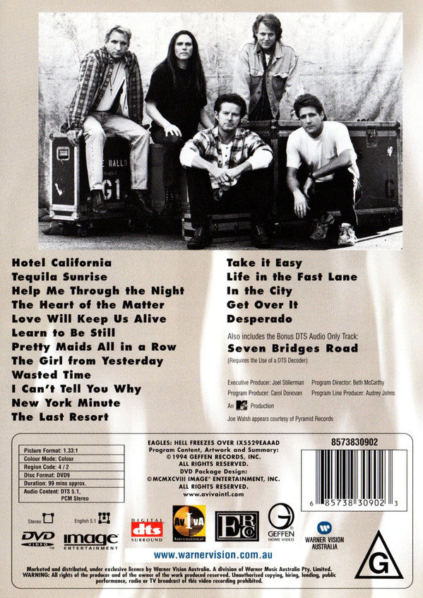 Eagles : Hell Freezes Over (DVD-V, Multichannel, PAL, Dua)