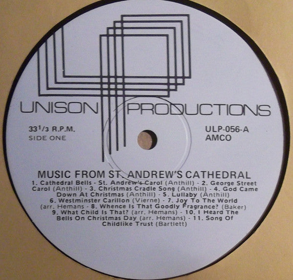 St. Andrew's Cathedral Choir : Music From St. Andrew's Cathedral (LP)