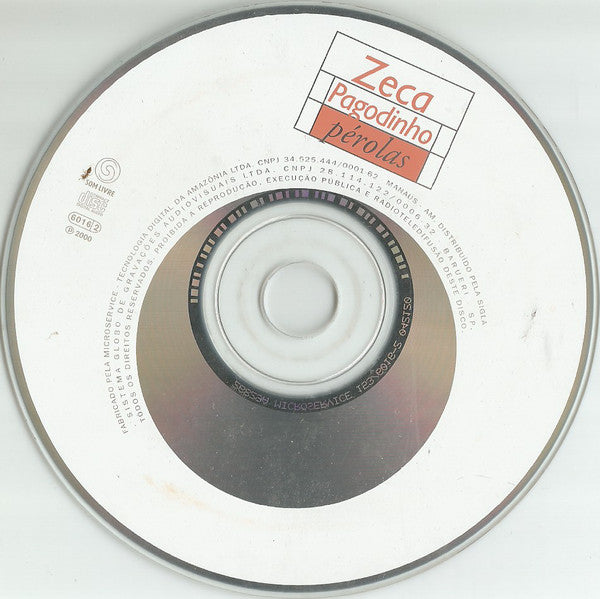 Zeca Pagodinho : Pérolas (CD, Comp, Ltd)