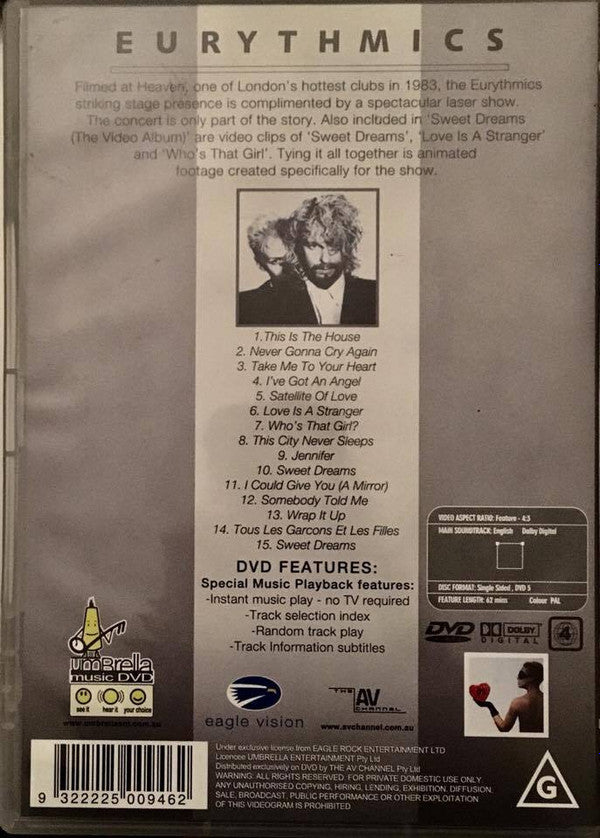 Eurythmics : Sweet Dreams (DVD-V, PAL)