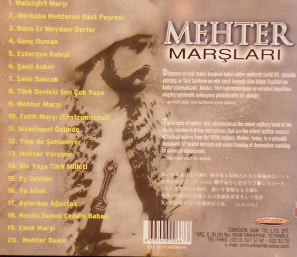Ottoman Military Band : Mehter Marşları (CD, Album)