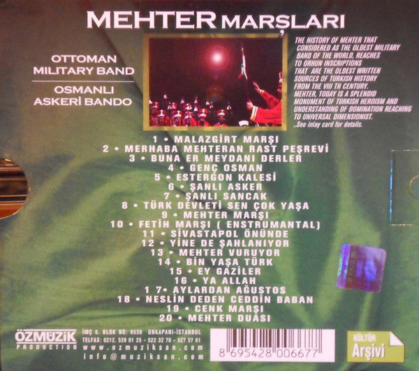 Ottoman Military Band : Mehter Marşları (CD, Album)