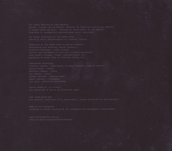 The Paper Kites : States (CD, Album, Dig)