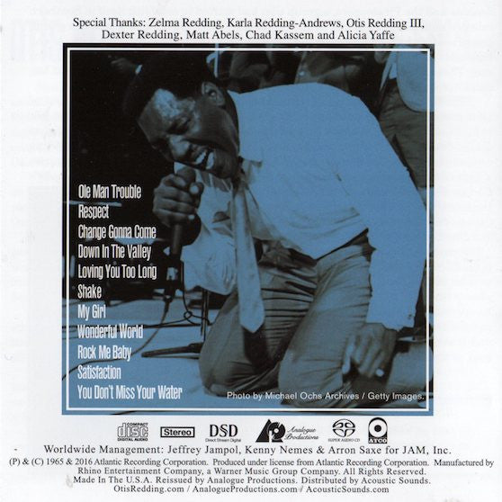 Otis Redding : Otis Blue / Otis Redding Sings Soul (SACD, Hybrid, RE, RM)