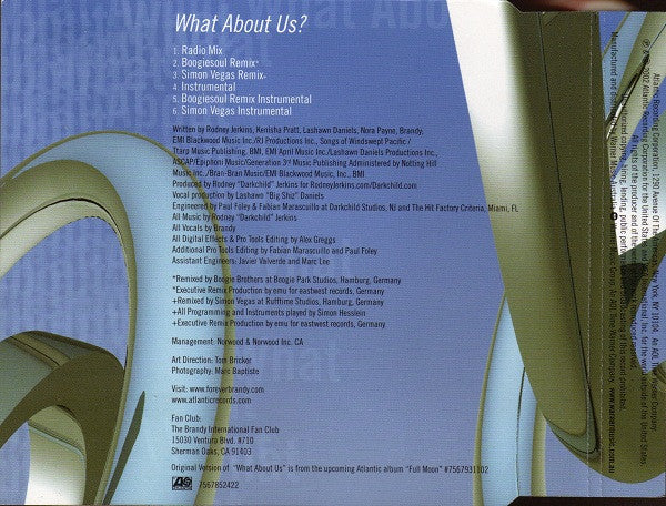 Brandy (2) : What About Us? (CD, Single)
