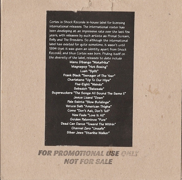 Various : Cortex (CD, Promo, Smplr)