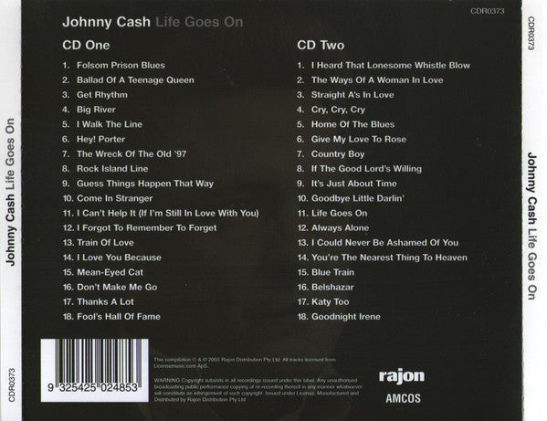 Johnny Cash : Life Goes On (2xCD, Comp)