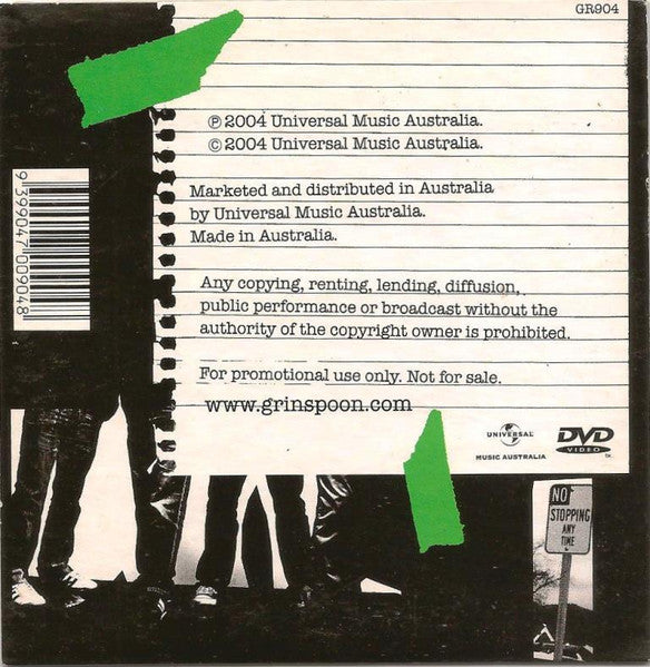 Grinspoon : A Journey Through Thrills Kills + Sunday Pills (DVD, Promo)