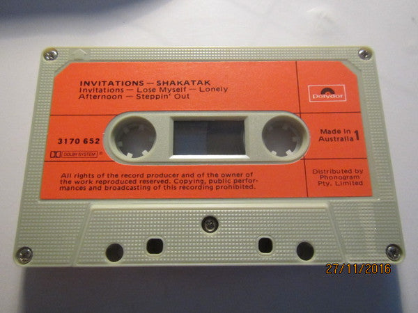 Shakatak : Invitations (Cass, Album)