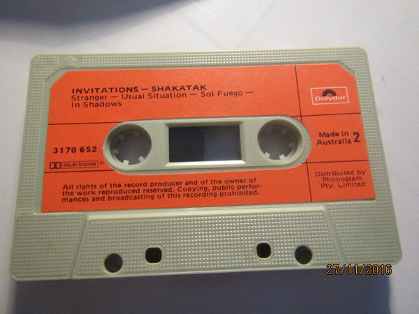 Shakatak : Invitations (Cass, Album)