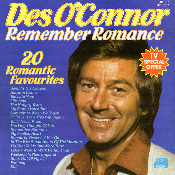 Des O'Connor : Remember Romance (LP)