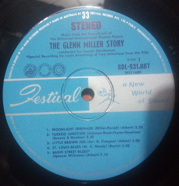 Various : The Glenn Miller Story (Music From The Sound Track Of The Universal-International Motion Picture) (LP, Album)
