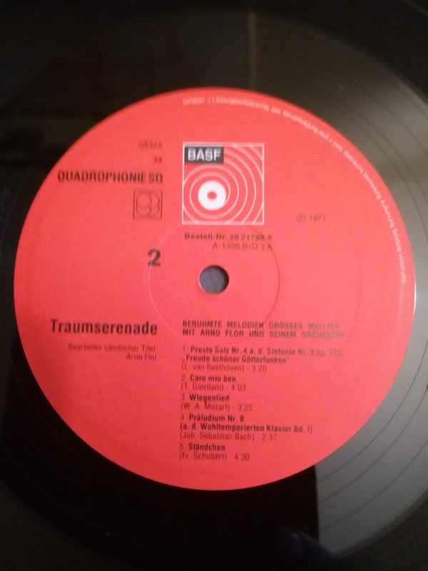 Arno Flor Und Sein Orchester* : Traumserenade (LP, Album, Quad)