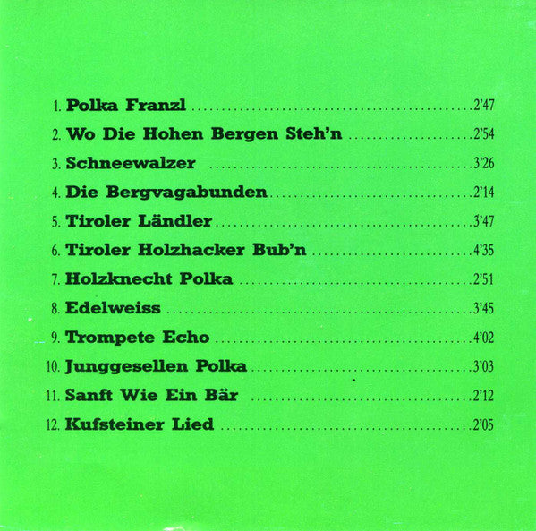 Die Lustigen Junggesellen : Edelweiss (CD, Comp)